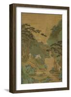 A Scholar Listening to a Waterfall-Li Shizuo-Framed Giclee Print