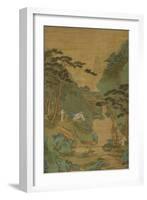 A Scholar Listening to a Waterfall-Li Shizuo-Framed Giclee Print