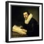 A Scholar-Rembrandt van Rijn-Framed Giclee Print