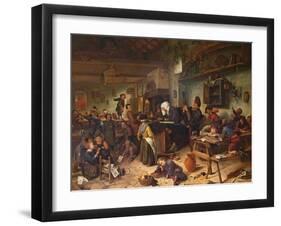 A School for Boys and Girls, C.1670-Jan Havicksz. Steen-Framed Giclee Print