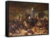 A School for Boys and Girls, C.1670-Jan Havicksz. Steen-Framed Stretched Canvas