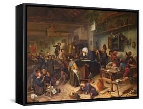 A School for Boys and Girls, C.1670-Jan Havicksz. Steen-Framed Stretched Canvas