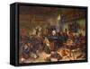 A School for Boys and Girls, C.1670-Jan Havicksz. Steen-Framed Stretched Canvas