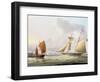 A Schooner and Other Shipping-Thomas Buttersworth-Framed Giclee Print