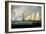 A Schooner of the Royal Yacht Squadron off the Eddystone Lighthouse, 1831-John Lynn-Framed Giclee Print