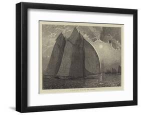 A Schooner Race on the Thames-Hamilton Macallum-Framed Premium Giclee Print