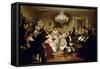 A Schubert Evening in a Vienna Salon-Julius Schmid-Framed Stretched Canvas