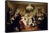 A Schubert Evening in a Vienna Salon-Julius Schmid-Framed Stretched Canvas