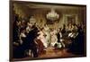 A Schubert Evening in a Vienna Salon-Julius Schmid-Framed Giclee Print