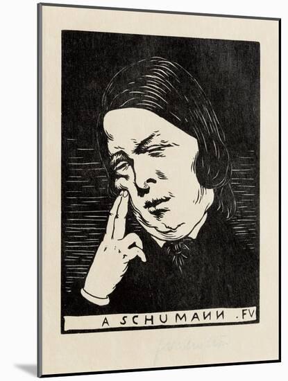 A Schumann, 1893-Félix Vallotton-Mounted Giclee Print