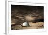 A Scorched Space Capsule Lies Abandoned on a Barren World-Stocktrek Images-Framed Art Print