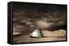 A Scorched Space Capsule Lies Abandoned on a Barren World-Stocktrek Images-Framed Stretched Canvas