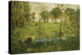 A Scottish Farm-James Whitelaw Hamilton-Stretched Canvas