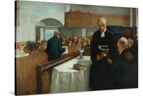 A Scottish Sacrament-Henry John Dobson-Stretched Canvas