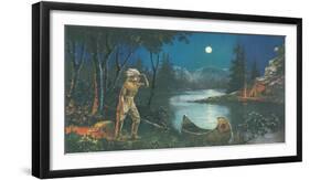 A Scout, In the Land of Hiawatha-Ambrose Reynaud-Framed Giclee Print
