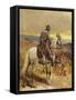 A Scout - North America-Frank Feller-Framed Stretched Canvas