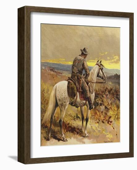 A Scout - North America-Frank Feller-Framed Giclee Print