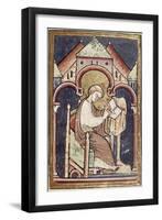 A Scribe Writing-null-Framed Giclee Print