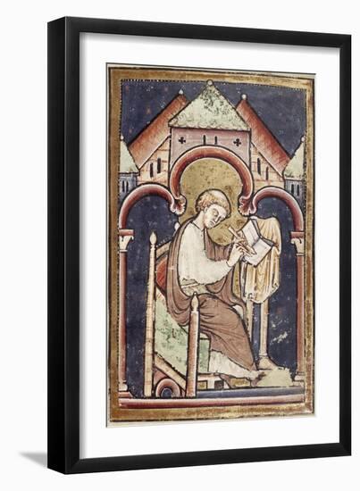 A Scribe Writing-null-Framed Giclee Print