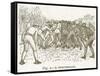 A Scrummage, Illustration for 'Cassell's Book of Sports and Pastimes', C.1890-null-Framed Stretched Canvas