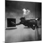 A Scuba Diver Inside a Large Metal Water Tank. Photograph by Heinz Zinram-Heinz Zinram-Mounted Photographic Print