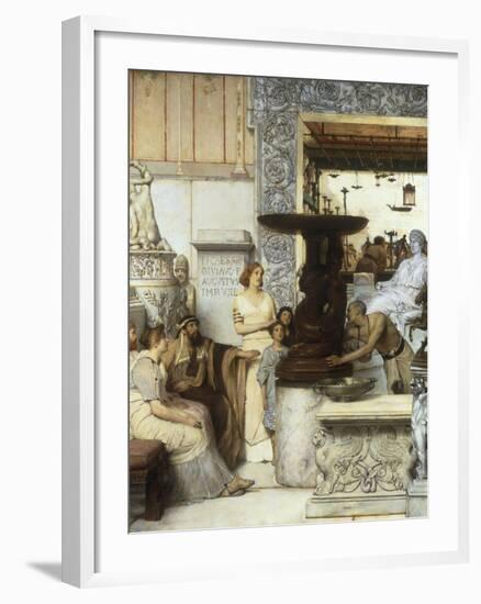 A Sculpture Garden, 1875-Sir Lawrence Alma-Tadema-Framed Giclee Print