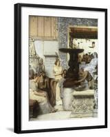 A Sculpture Garden, 1875-Sir Lawrence Alma-Tadema-Framed Giclee Print