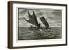 A Sea Battle - New Guinea-null-Framed Art Print