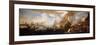 A Sea Battle with Sardinian and Venetian Warships and Sardinian and Egyptian(?) Galleys-Carlevarijs Luca-Framed Giclee Print