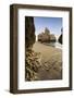 A Sea Cave Frames the Ocean and the Imposing Cliffs at Dawn, Praia Da Rocha, Portimao-Roberto Moiola-Framed Photographic Print