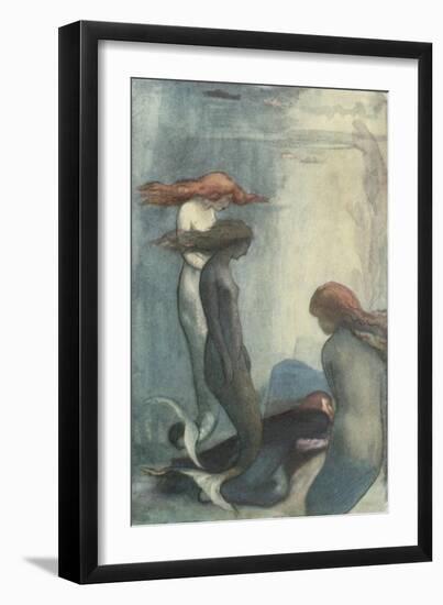 A Sea Dirge by William Shakespeare-Robert Anning Bell-Framed Giclee Print