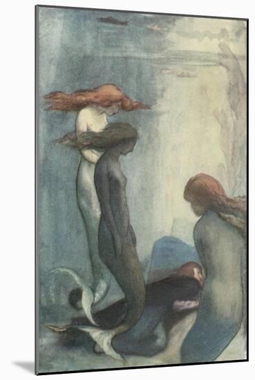 A Sea Dirge by William Shakespeare-Robert Anning Bell-Mounted Giclee Print