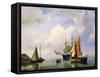 A Sea Landscape, Mid 19th Century-Marinus Adrianus Koekkoek-Framed Stretched Canvas