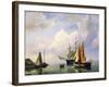 A Sea Landscape, Mid 19th Century-Marinus Adrianus Koekkoek-Framed Giclee Print