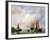 A Sea Landscape, Mid 19th Century-Marinus Adrianus Koekkoek-Framed Giclee Print