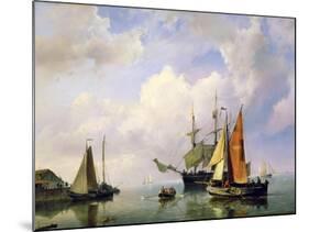 A Sea Landscape, Mid 19th Century-Marinus Adrianus Koekkoek-Mounted Giclee Print