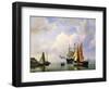 A Sea Landscape, Mid 19th Century-Marinus Adrianus Koekkoek-Framed Giclee Print