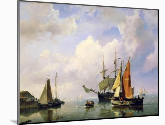 A Sea Landscape, Mid 19th Century-Marinus Adrianus Koekkoek-Mounted Giclee Print