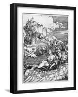 A Sea Monster Bearing Away a Princess, 1500-Albrecht Durer-Framed Giclee Print