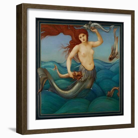 A Sea-Nymph, 1881-Edward Burne-Jones-Framed Giclee Print