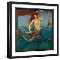 A Sea-Nymph, 1881-Edward Burne-Jones-Framed Giclee Print