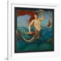 A Sea-Nymph, 1881-Edward Burne-Jones-Framed Giclee Print