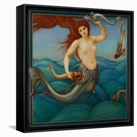 A Sea-Nymph, 1881-Edward Burne-Jones-Framed Stretched Canvas