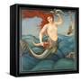 A Sea-Nymph-Edward Burne-Jones-Framed Stretched Canvas