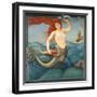 A Sea-Nymph-Edward Burne-Jones-Framed Giclee Print