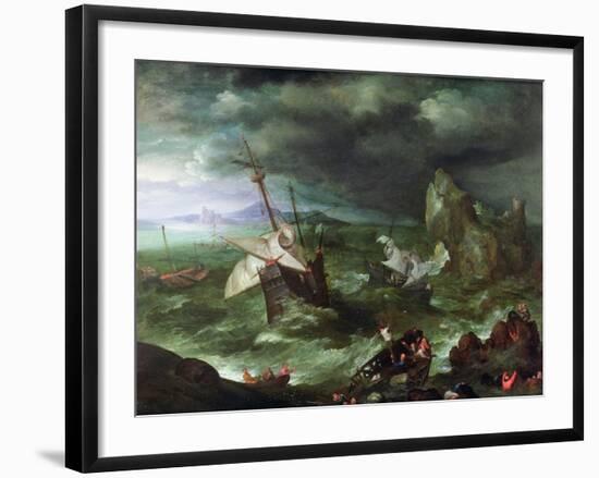 A Sea Storm, C.1594-95-Jan Brueghel the Elder-Framed Giclee Print