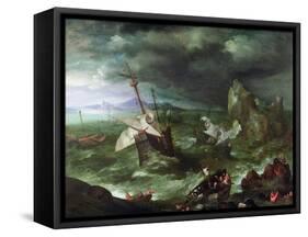 A Sea Storm, C.1594-95-Jan Brueghel the Elder-Framed Stretched Canvas