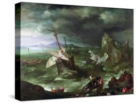 A Sea Storm, C.1594-95-Jan Brueghel the Elder-Stretched Canvas