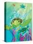 A Sea Turtle Rescue - Jack & Jill-Elisa Chavarri-Stretched Canvas