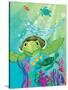 A Sea Turtle Rescue - Jack & Jill-Elisa Chavarri-Stretched Canvas